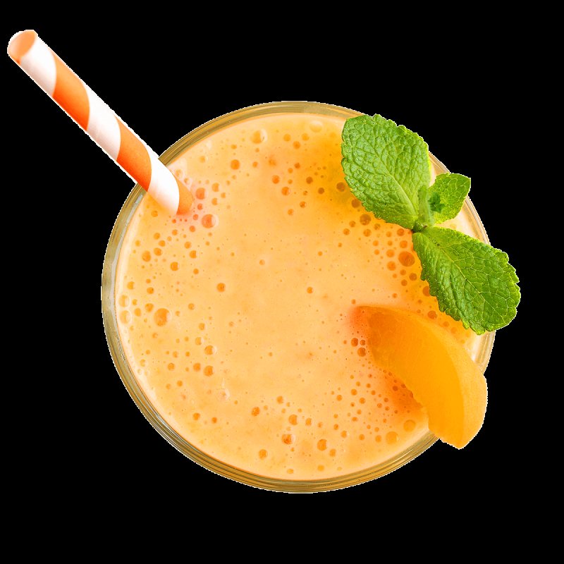 Коктейль вид сверху