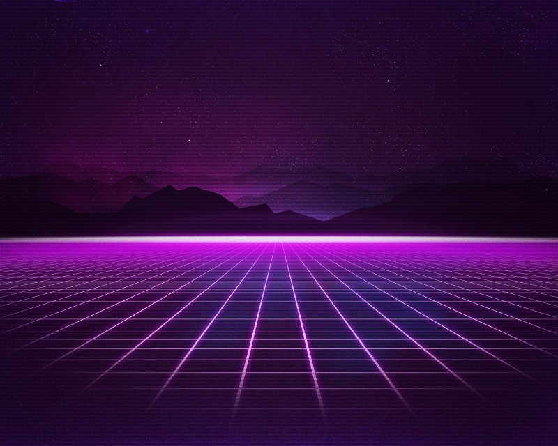 Synthwave 80s Neon