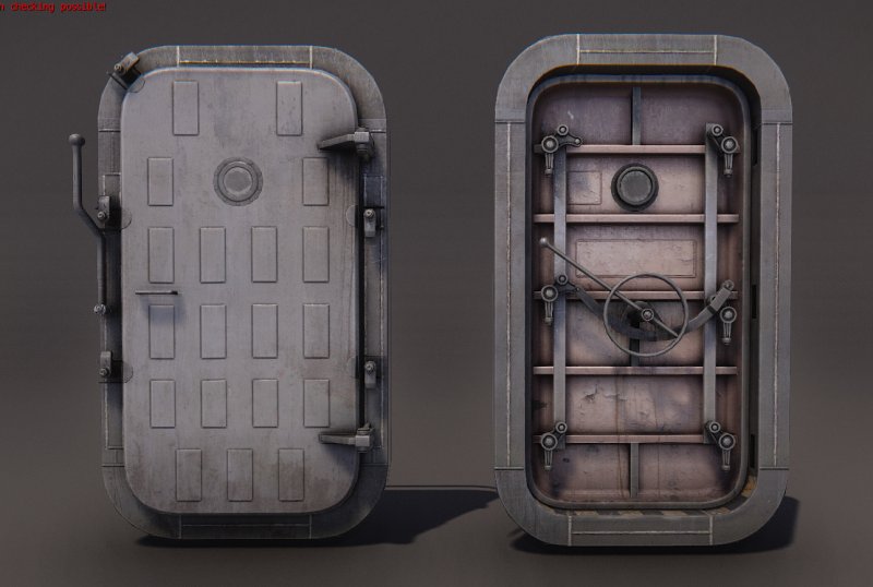 Гермодверь 1250х500