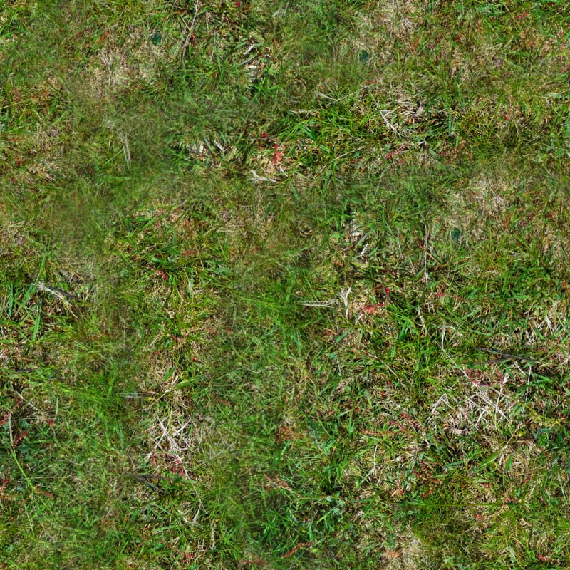 Текстура земли с травой бесшовная 4k