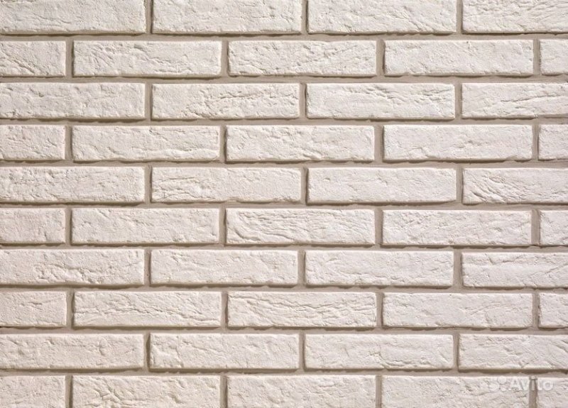 Кирпич ЛСР белый рустик