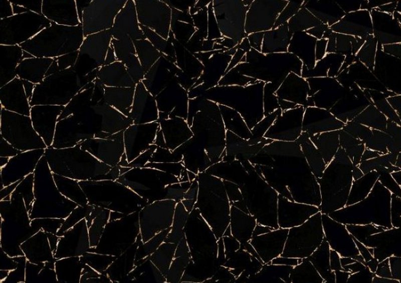 Черный с золотом