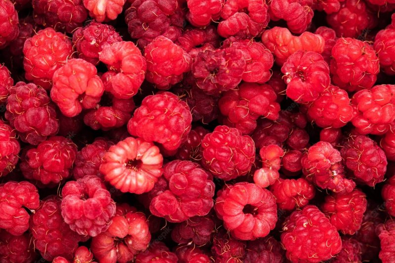 Текстура малины