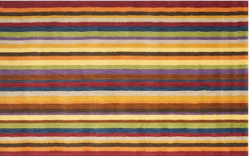 Ковер в полоску
