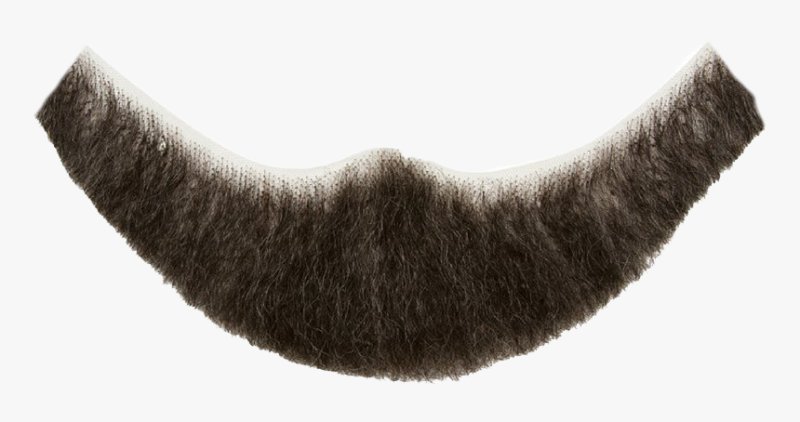 Борода на прозрачном фоне