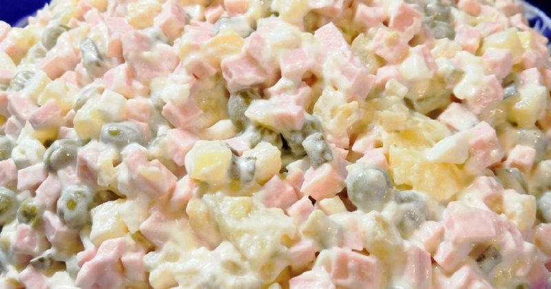 Салат Оливье фото