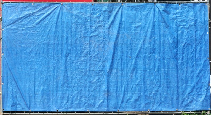 Брезент синий