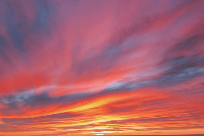 Розовый закат