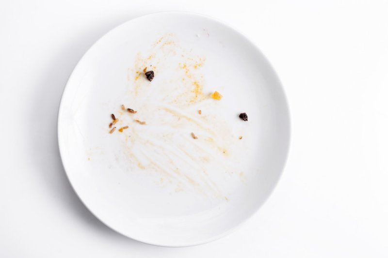 Грязная тарелка