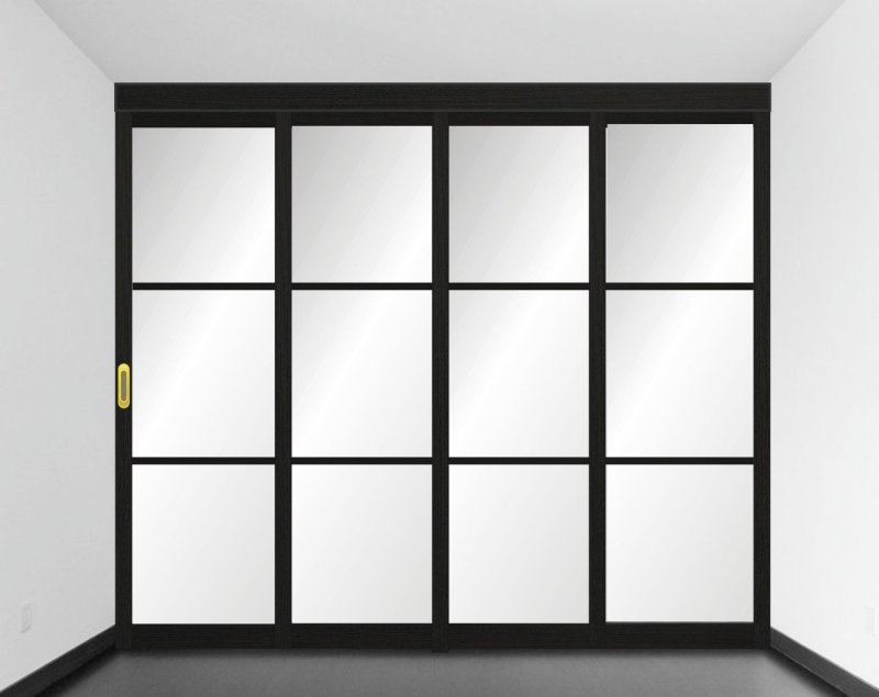 Сдвижная перегородка межкомнатная профиль СИАЛ