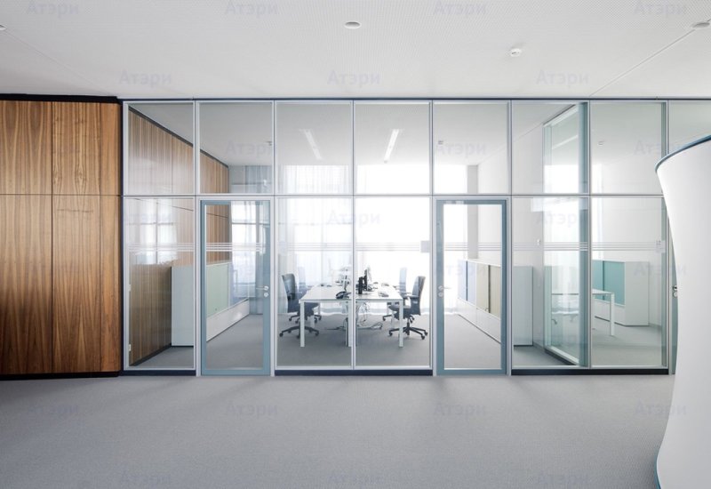 Алюминиевые офисные перегородки “g60"