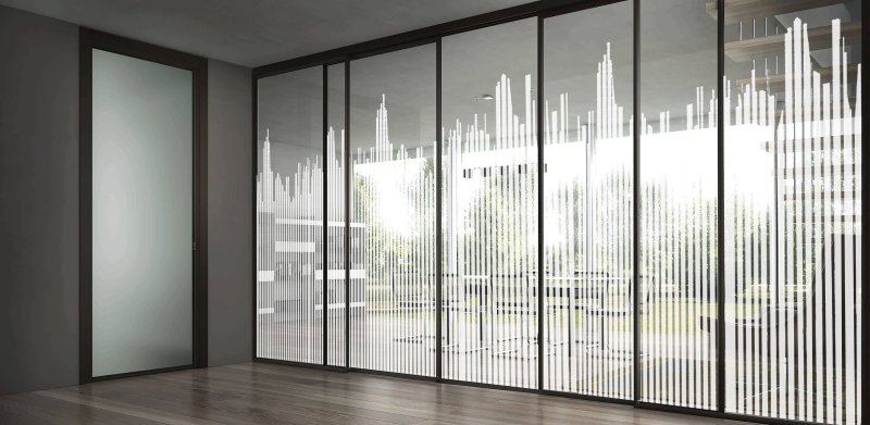 Перегородка стекло