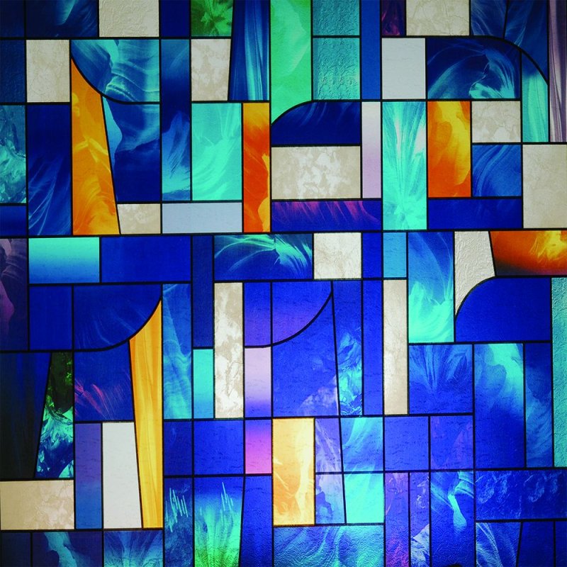 Современный абстрактный витраж