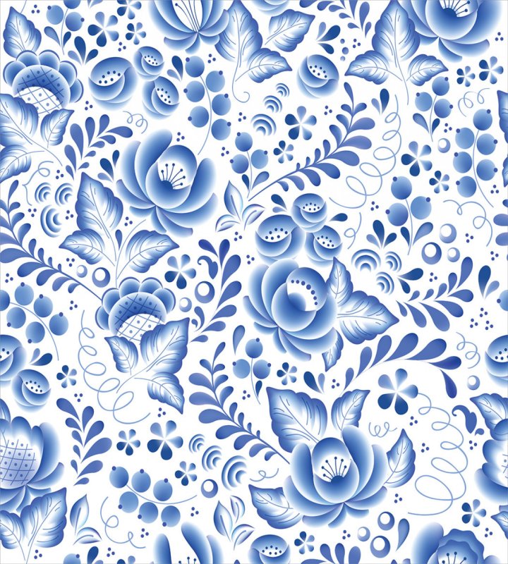 Гжель орнамент