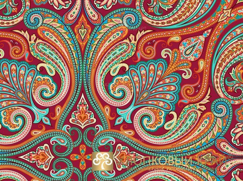 Орнаментальные мотивы в текстиле Индии