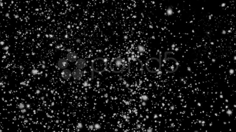 Падающий снег на черном фоне