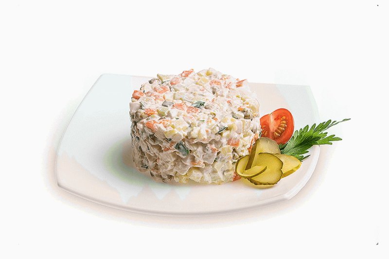 Салат Оливье с ветчиной ~ 1кг