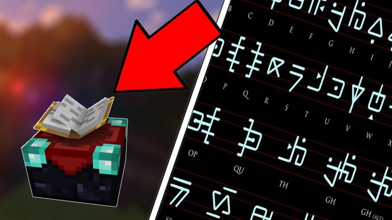 Алфавит стола зачарования