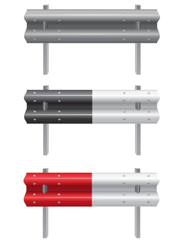 Барьер ограждение вектор