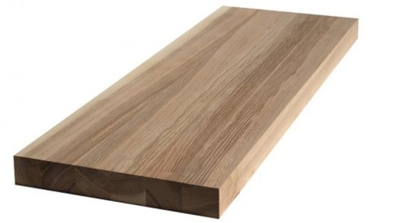 Щит мебельный цельноламельный 40 дуб