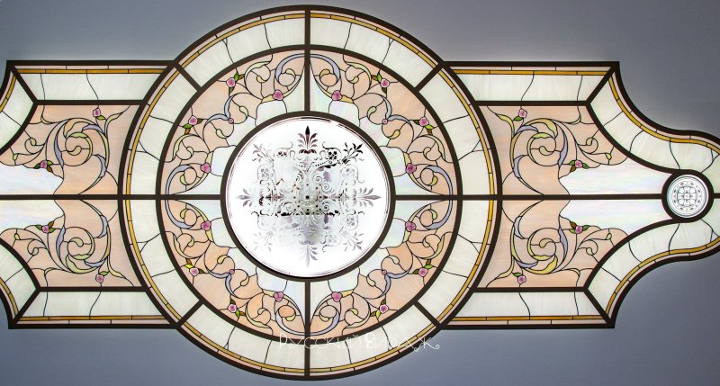 Витражи ар нуво Тиффани