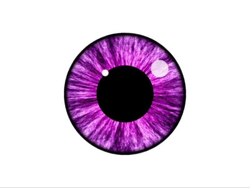 Фиолетовые глаза