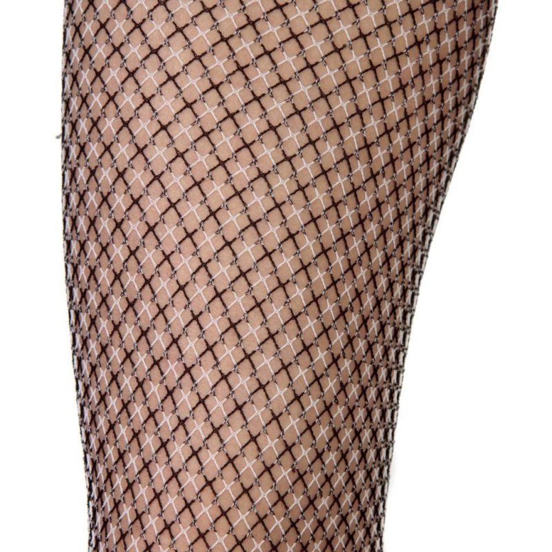 Чулки в сеточку школьные