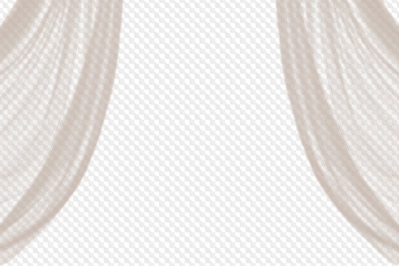 Шторы на прозрачном фоне