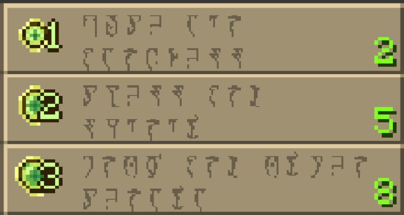 Иероглифы стола зачарования