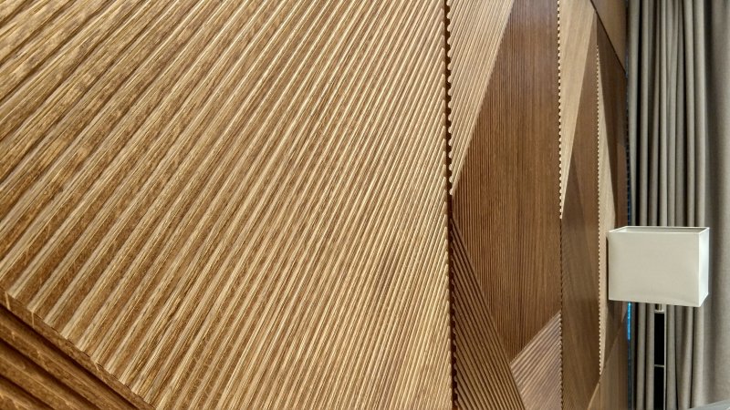 Шпонированные панели Wallhof Wood "тик"