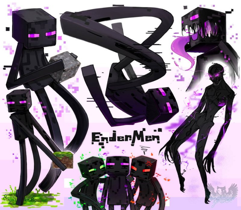 Майнкрафт Дженни ЭНДЕРМЕН