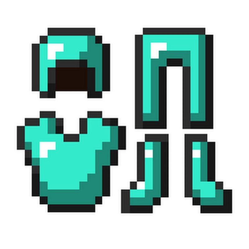 Minecraft алмазная броня