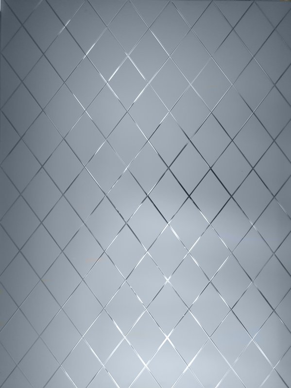 Стекло пескоструй ромбы для pro100