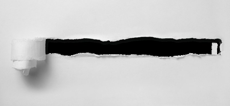 Рваный край бумаги