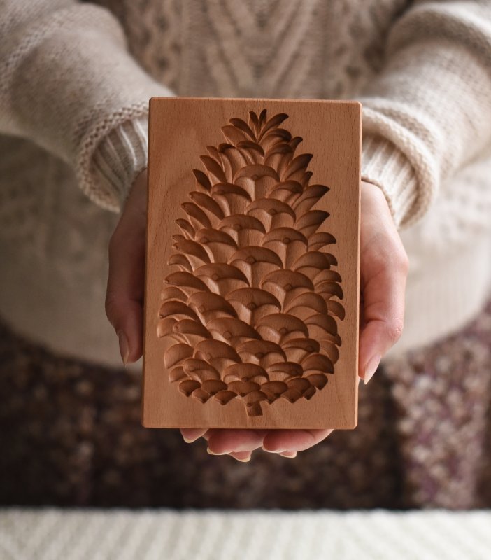 Пряник печатный шишки доска