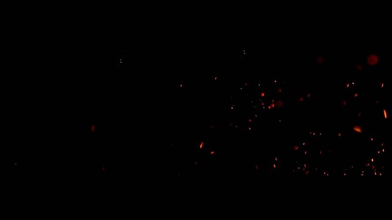 Искры на черном фоне