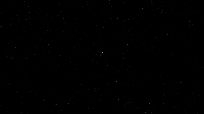 Черное небо со звездами