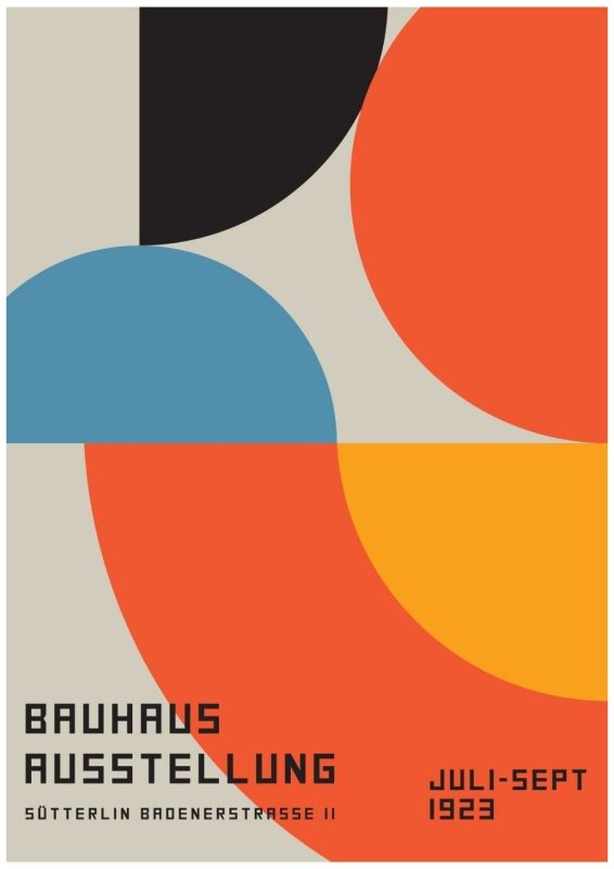 Баухауз плакаты 1919-1933