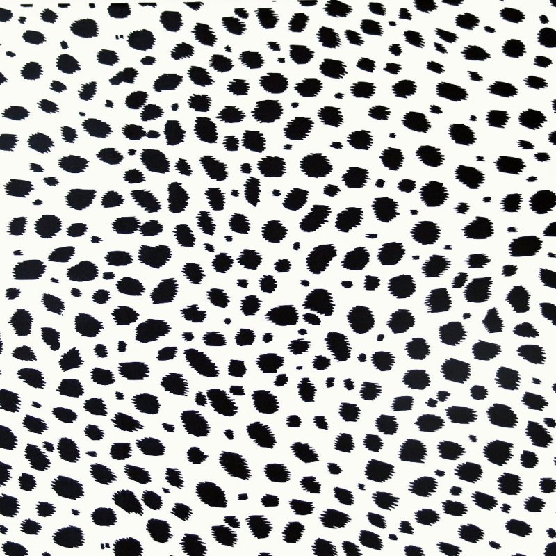 Черно белый леопардовый принт