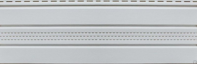 Софит с центральной перфорацией белый