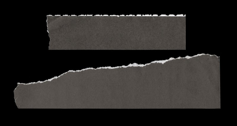 Рваный край бумаги