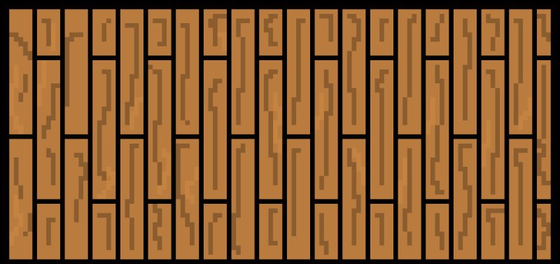 Пиксельный деревянный пол