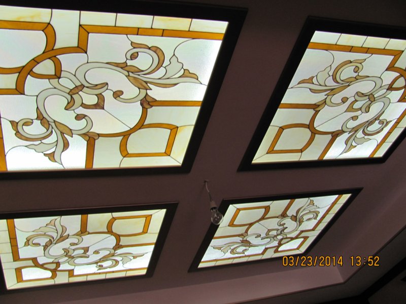 Потолочный витраж Тиффани