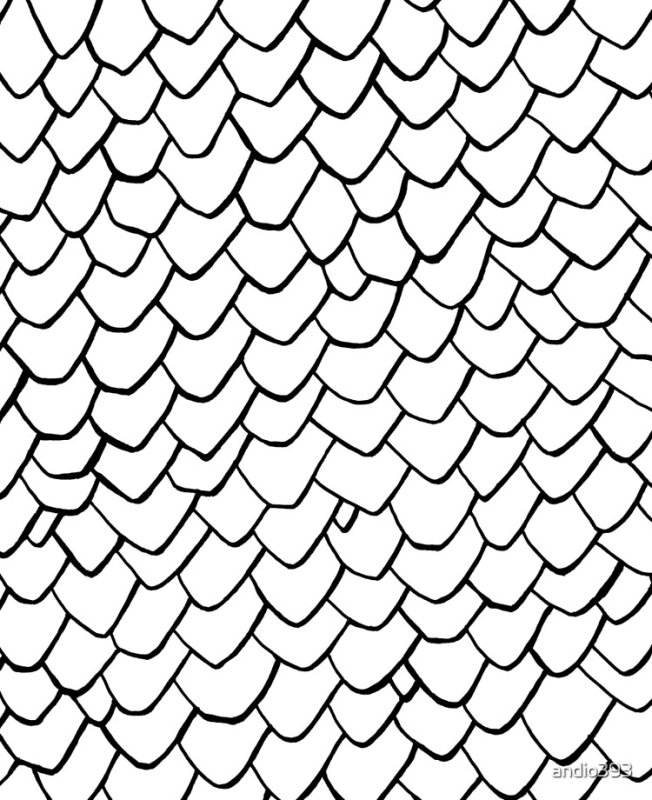 Паттерн чешуя вектор