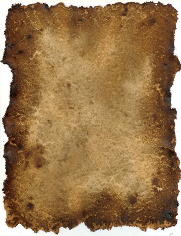 Обгоревшая бумага