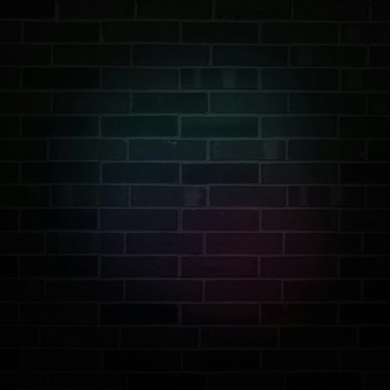 Стена черный кирпич