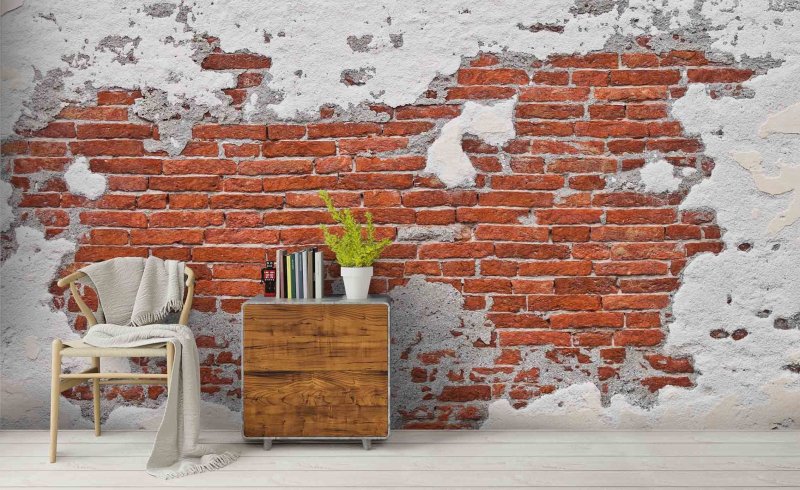 Кирпичная стена фон