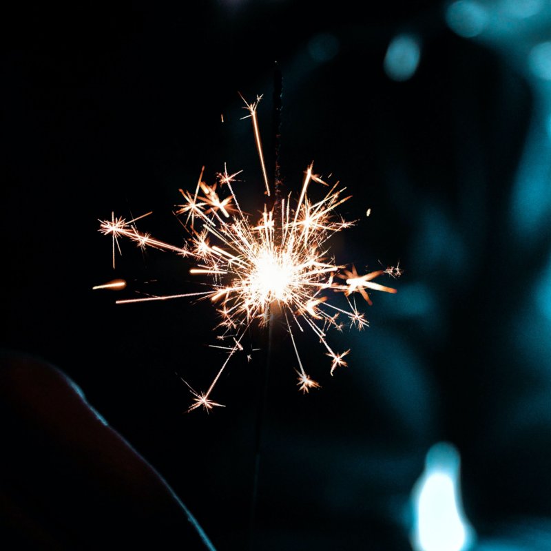 Бенгальские огни боке