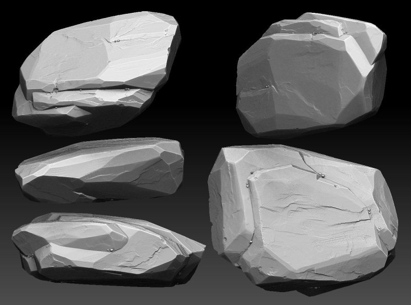 Камни референс 2д