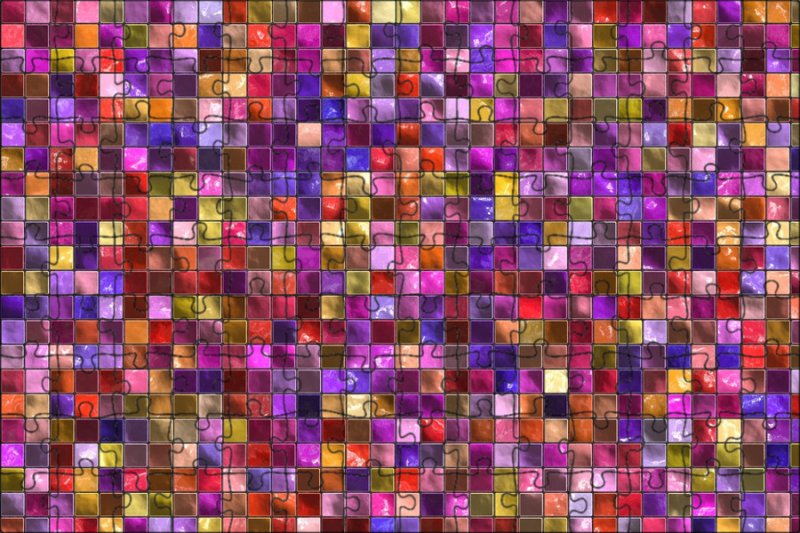 Разноцветная смальта мозаика